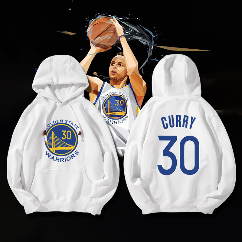 CURRY勇士三分王篮球运动库里新款保暖训练连帽套头卫衣可定制潮