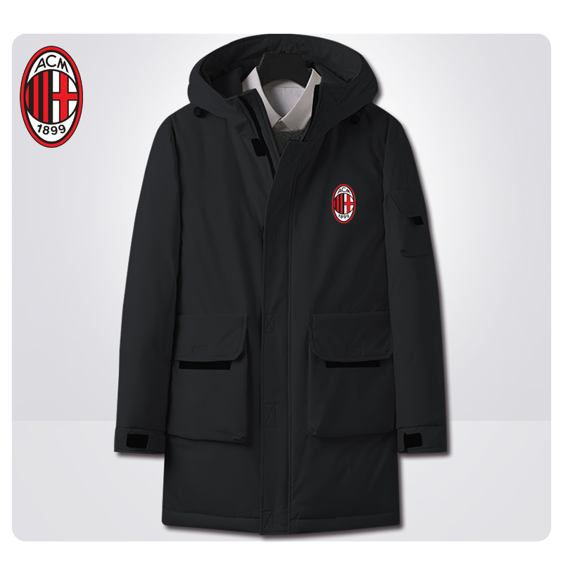 中长款羽绒服足球运动