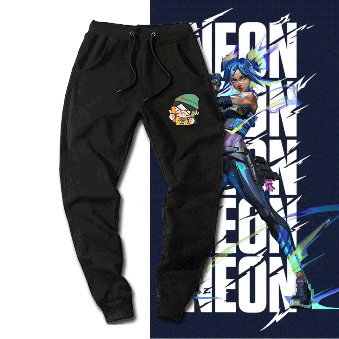 个性男女潮休闲百搭宽松长裤