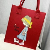 Мультяшная льняная сумка, вместительный и большой портфель, подарок на день рождения, сумка для еды