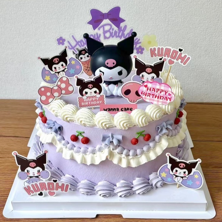 库洛米蛋糕装饰摆件插件