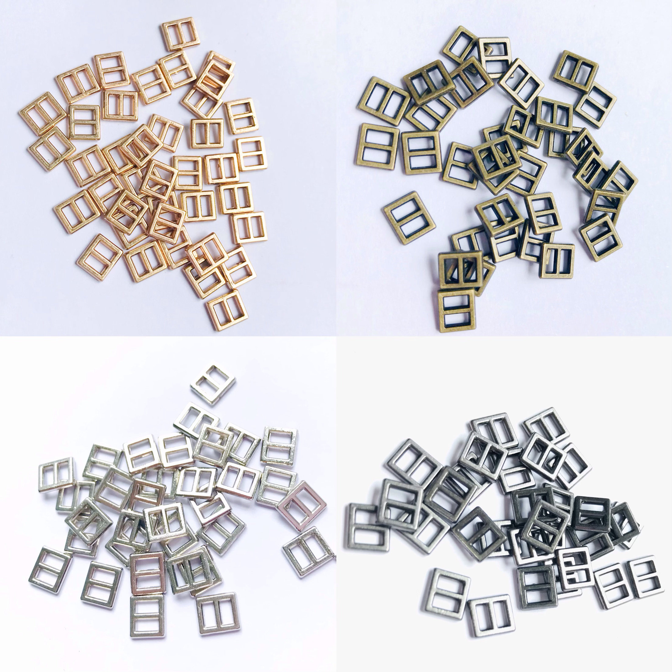 4mm日字扣娃用bjd娃衣ob11小布迷你包皮带扣鞋包扣diy金属小配件