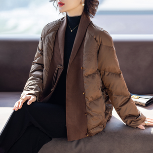 妈妈羽绒服冬季时尚洋气2025新款40岁50衣服中老年人秋冬装外套女