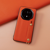 适用华为Mate70RS非凡大师手机壳保时捷真皮Mate60RS支架全包Mate50RS保护壳40RS防摔新款 头层牛皮 手腕