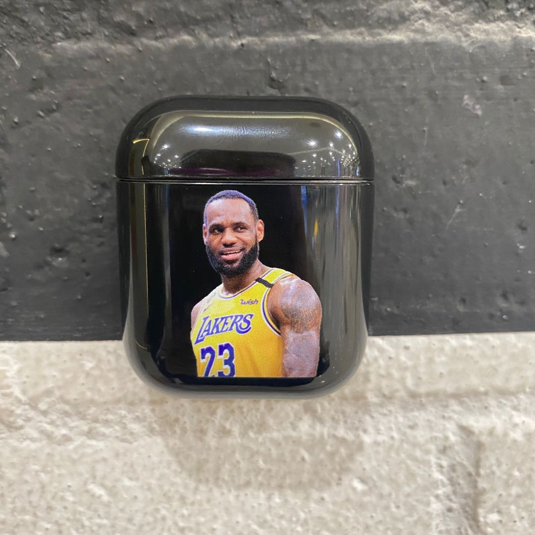 nba勒布朗詹姆斯lbj适用于airpods耳机套苹果蓝牙耳机保护套软壳