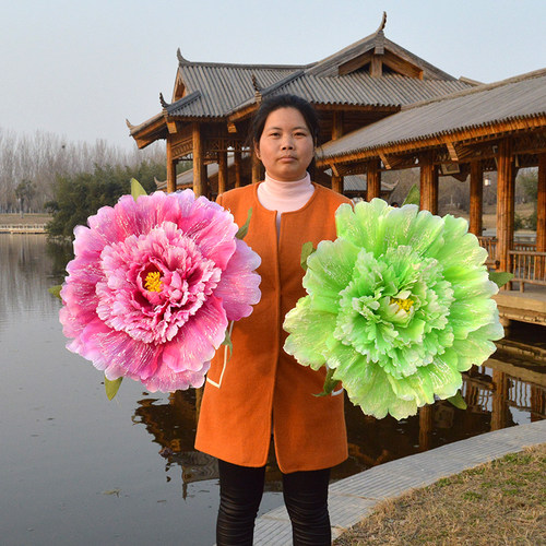 舞蹈道具牡丹花伞演出六一儿童节