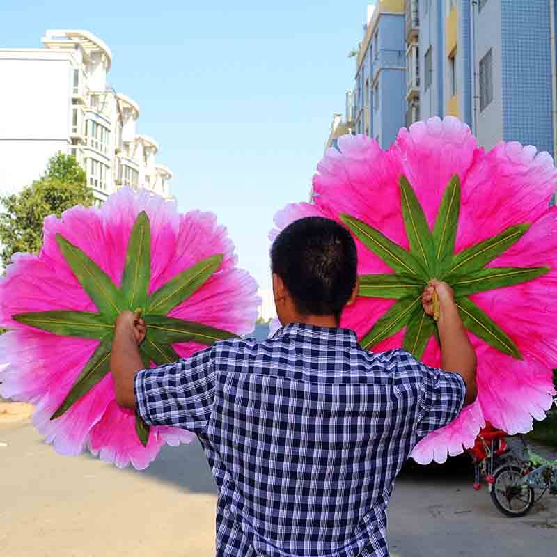 幼儿园儿童舞蹈道具牡丹花手拿花伞跳舞舞台表演演出运动会开幕式,鲜花速递/花卉仿真/绿植园艺,仿真花,淘宝优惠券,粉丝福利购,淘宝优惠卷