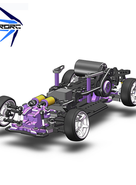 零号模式 1/24 RW00SR蚊车 RC遥控后驱 RWD电动漂移车架正式版