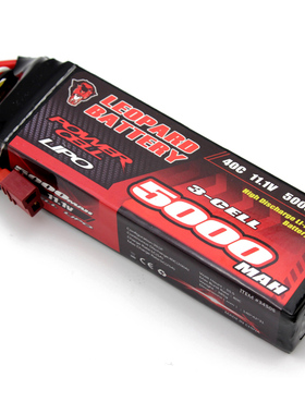 豹牌2S/3S  5000 6000mah电池 11.1V 7.4v暴力模型锂电池 5c充电