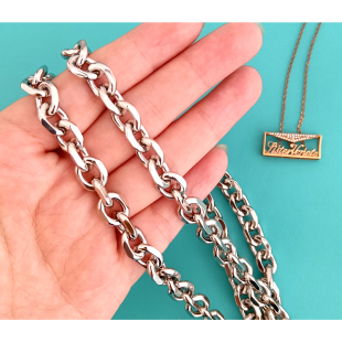 纯铜7号包链O字链银色光滑表面加钯金电镀包带配件百搭长度可定做