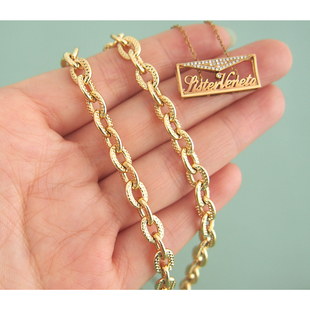 纯铜包链条配件麻将包金属细包带长肩带老花背带替换斜背女包配件