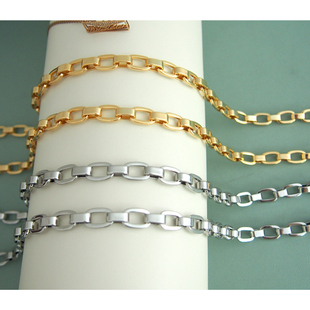 纯铜包链金色链条银色包带配件长肩带替换包带百搭包带链子包五金