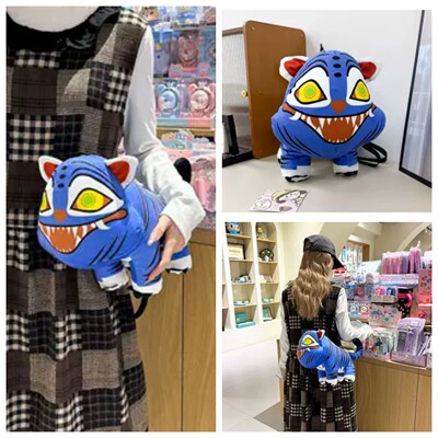 猎魔女团毛绒老虎日系KPop Demon Hunters布娃娃女生潮玩周边包包