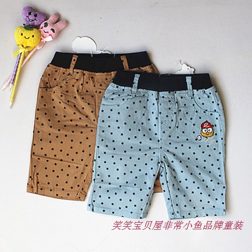 童装纯棉梭织中裤