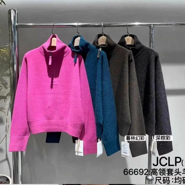 JC*P2025秋季新款山羊绒针织衫女