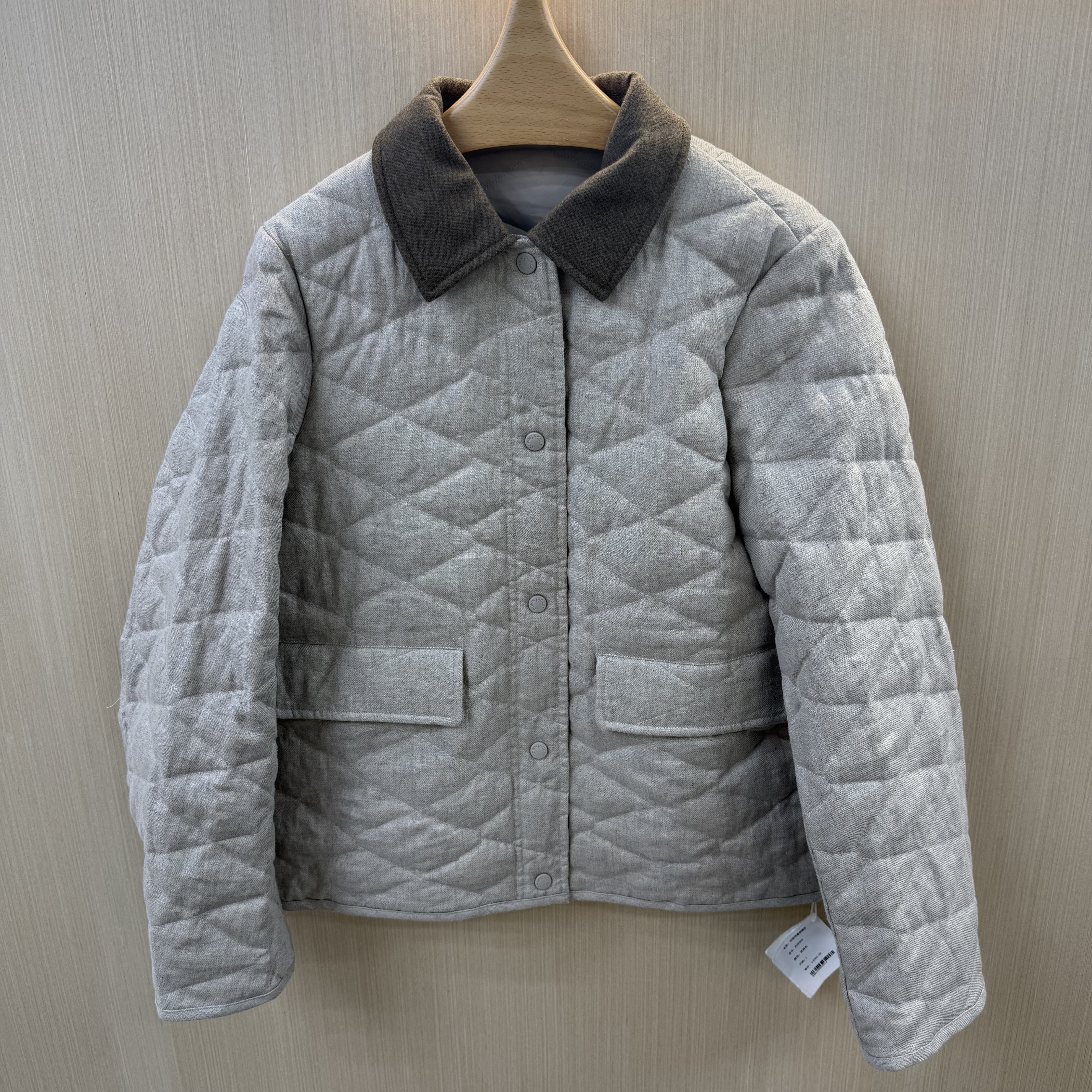 2025秋新款翻领鹅绒羽绒服女