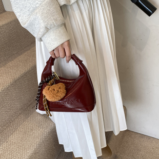 高级感美拉德手拎包包2025秋款流行时尚百搭单肩包简约通勤斜挎包