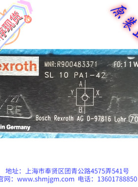 R900483371 全新原装正品 Rexroth 力士乐 液压阀  SL 10 PA1-42