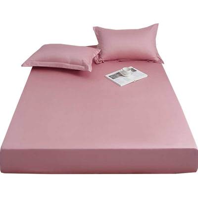 纯棉床笠床罩135x200薄垫专用1米2白色一二床单南通定制四季通用