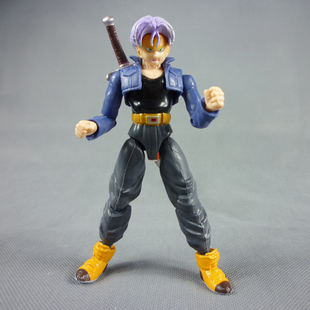 七龙珠特兰克斯超级赛亚人战斗版关节可动人偶摆件公仔精品