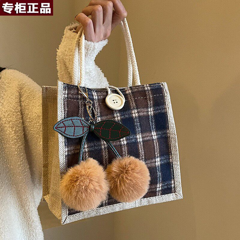 韩国AS品牌今年流行饭盒便当包包女新款单肩手提袋ins小清新小挎