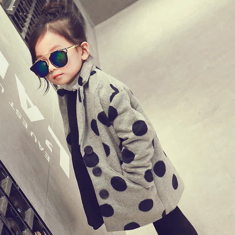 Manteau pour fille en laine - Ref 2161867 Image 1