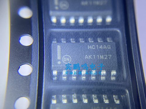 MC74HC14ADR2G 丝印HC14AG 栅极和逆变器芯片 贴片SOP14全新原装