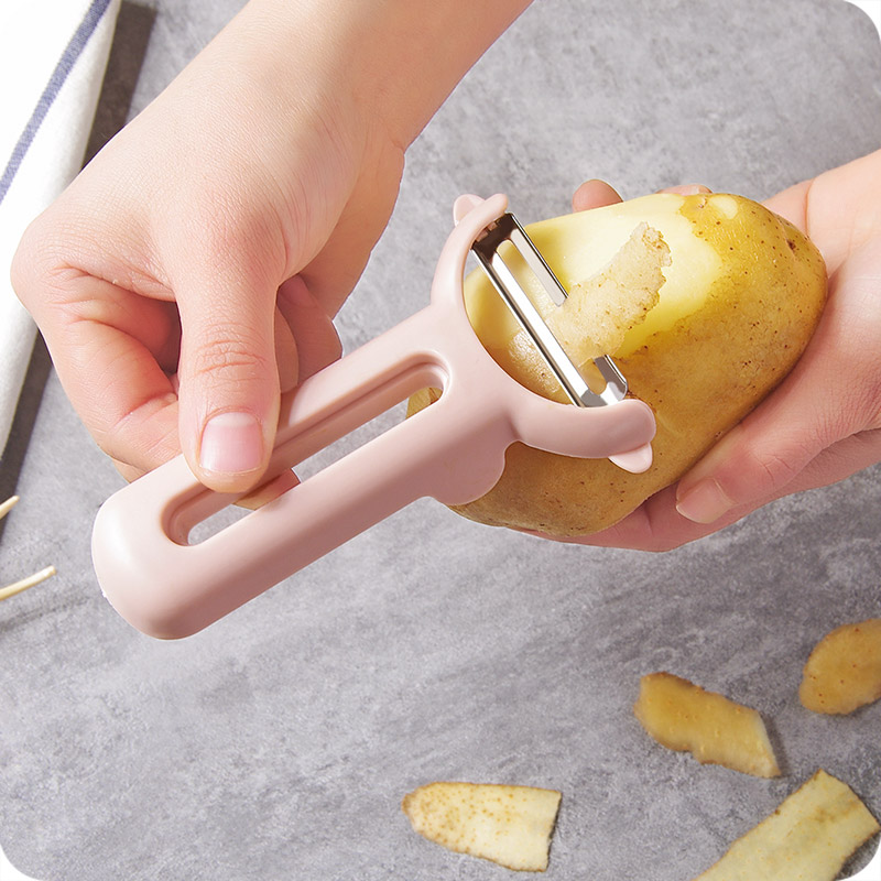 优思居厨房削皮刀家用不锈钢削苹果器刨刀多功能水果土豆刮皮神器