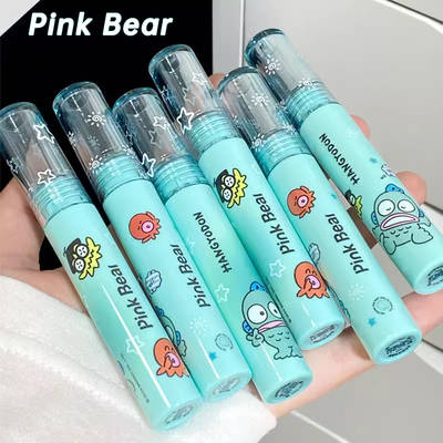 pinkbear皮可熊糖光水精华口红固体唇蜜S01水光镜面唇釉S04唇膏女