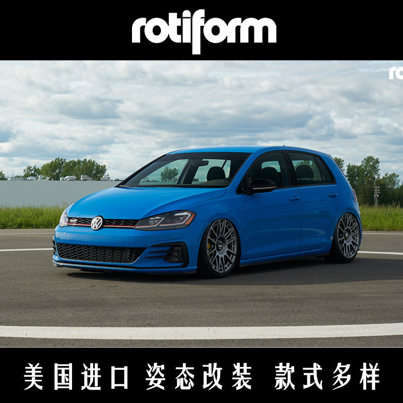 美国rotiformOZR高尔夫7GTI/A3/S318寸改装轮毂19寸A4/C200/320