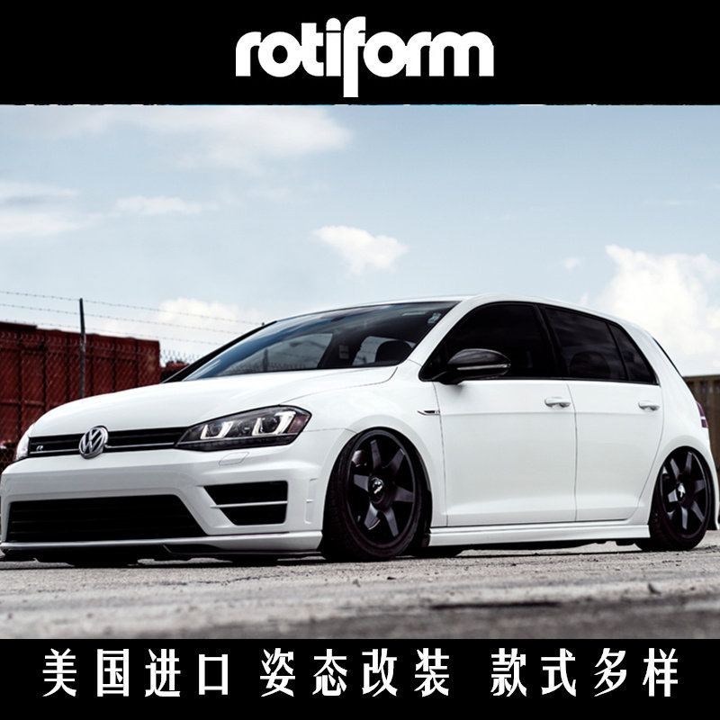美国rotiformSIX高尔夫7GTI/A3/S318寸改装轮毂19寸A4/C200/320