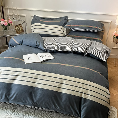 床单款4件套纯棉简约厂家直销