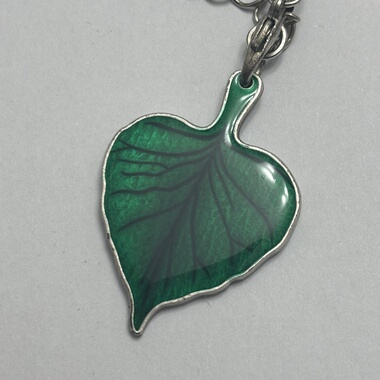 沈阳造币有限公司一叶一菩提10克银章挂件