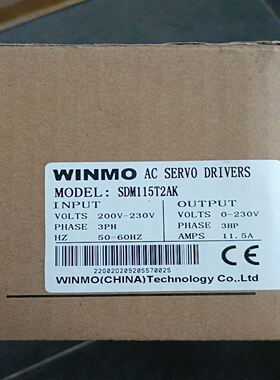 WINMO伺服驱动器SDM115T2AK，输入电压200-2