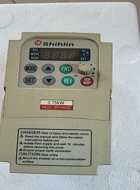 实价出售，士林变频器SS-043-0.75KD，0.75KW