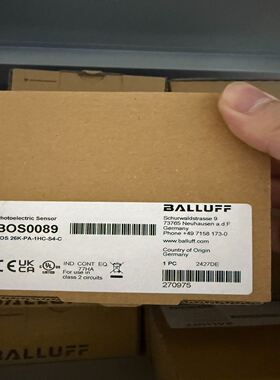 巴鲁夫 BALLUFF BOS0089光电传感器