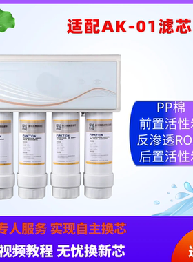 适配奥克斯净水器AK01净水机滤芯01PP棉C1前置活性炭C2活性炭RO膜
