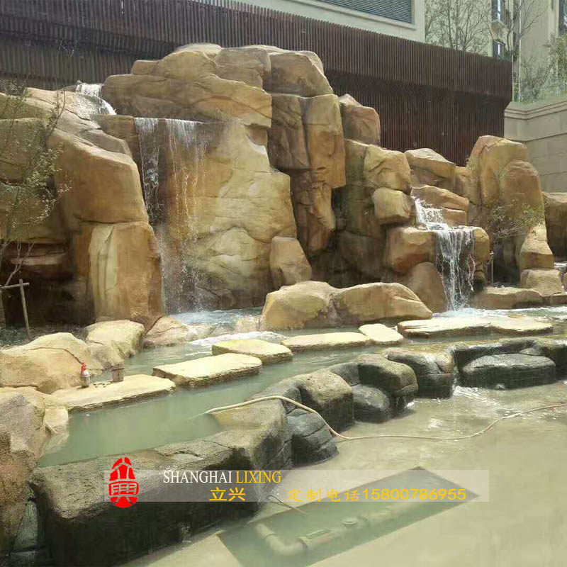 水泥假山假树jrc 玻璃钢 仿真动物植物 塑石景观园林雕塑厂家制作