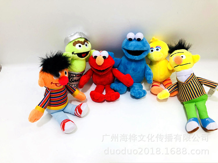 出口芝麻街SESAME STREET小挂件6款/车挂/床挂 包包小挂件红艾莫