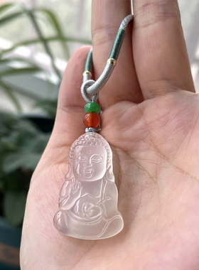 女玉髓项坠玉挂件宝宝佛