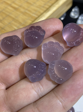 男女玉髓猫爪吊坠原矿