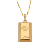 Ювелирное украшение, ожерелье, бриллиантовая инкрустация камня, небольшая подвеска, золото 750 пробы, легкий роскошный стиль, делается под заказ