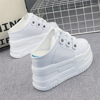 12公分内增高一脚蹬外穿半拖鞋