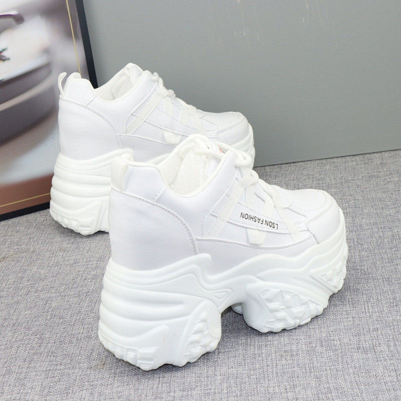 显瘦显腿长14CM内增高厚底老爹鞋女小个子12CM松糕软底休闲小白鞋,女鞋,老爹鞋,淘宝优惠券,粉丝福利购,淘宝优惠卷