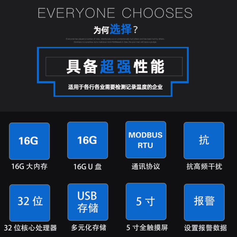 永鹏YP5008G多路温度测试仪多通