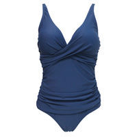 The 2024 new plus-size women's swimsuit is trendy and slimming, with a chest pad and no steel support to hide a plump belly. It's sexy, black and high-end thumbnail 2