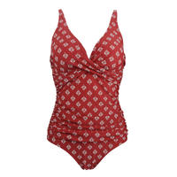 The 2024 new plus-size women's swimsuit is trendy and slimming, with a chest pad and no steel support to hide a plump belly. It's sexy, black and high-end thumbnail 5