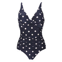 The 2024 new plus-size women's swimsuit is trendy and slimming, with a chest pad and no steel support to hide a plump belly. It's sexy, black and high-end thumbnail 8