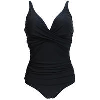 The 2024 new plus-size women's swimsuit is trendy and slimming, with a chest pad and no steel support to hide a plump belly. It's sexy, black and high-end thumbnail 3