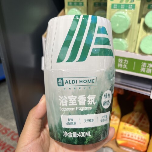 上海奥乐齐ALDI超市代购 浴室香氛400ml 大容量装持续清新